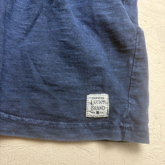 Lucky Brand Men's Blue Half-Zip Long Sleeve Pull Over Shirt XXL - Picture 11 of 11